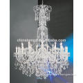 2016 hot selling product in libaba innovative energy saving products crystal flat chandelier light for house/wedding decoration